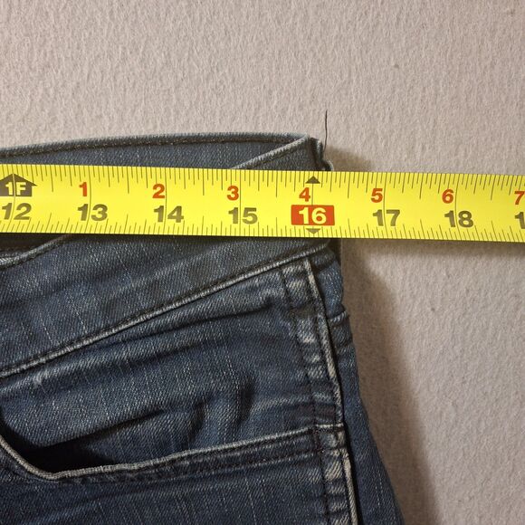 Levis 510 Jeans Mens 32x32 Blue Slim Straight Mid Rise Dark Wash Stretch Denim - Picture 7 of 13